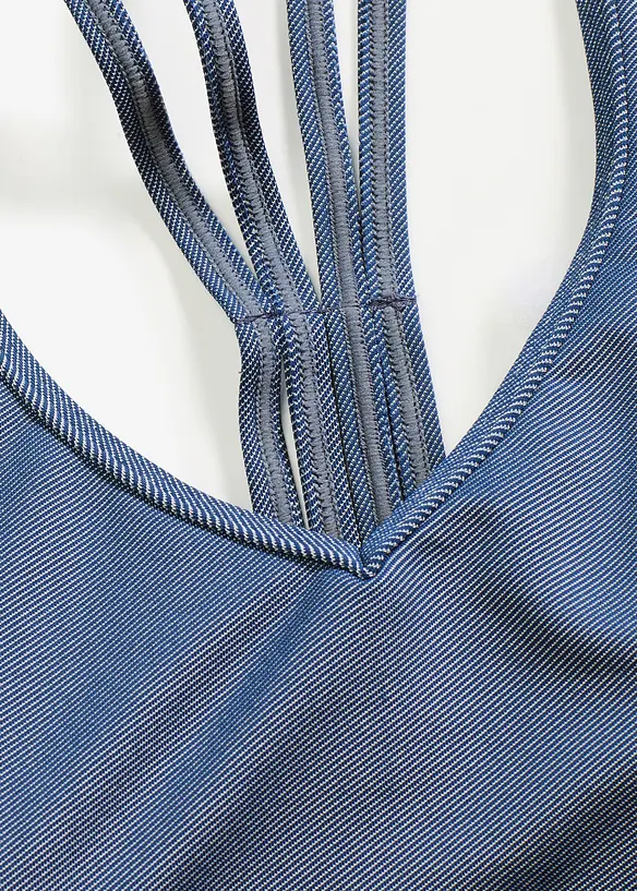 Bustier-bikini i denimlook (2-delt sett), bonprix