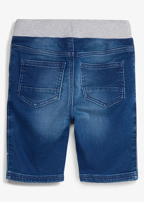 Sweat-slip on-bermudashorts i denim, Regular Fit, bonprix