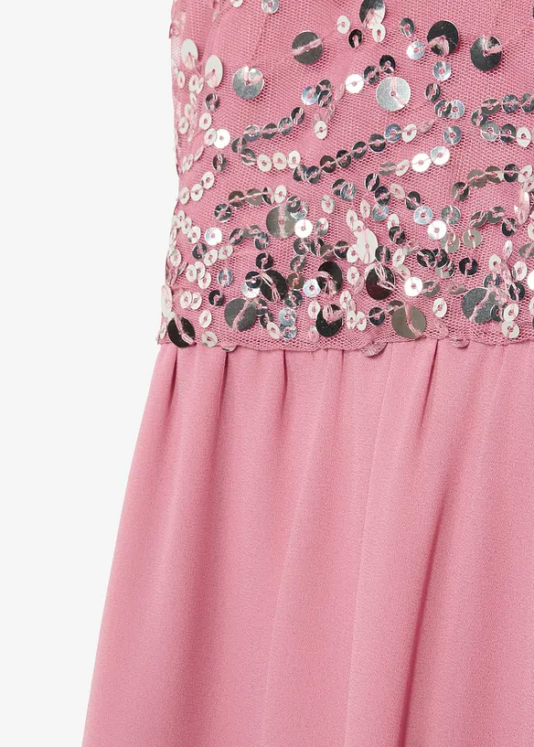 Kjole med forlenget bakstykke, bonprix