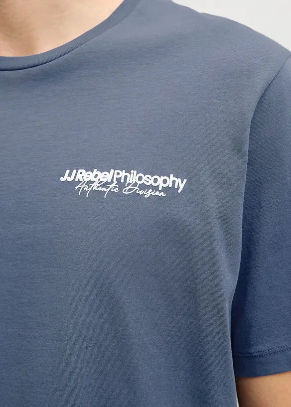 T-skjorte fra JJ REBEL av 100% bomull, Loose Fit, JJ REBEL