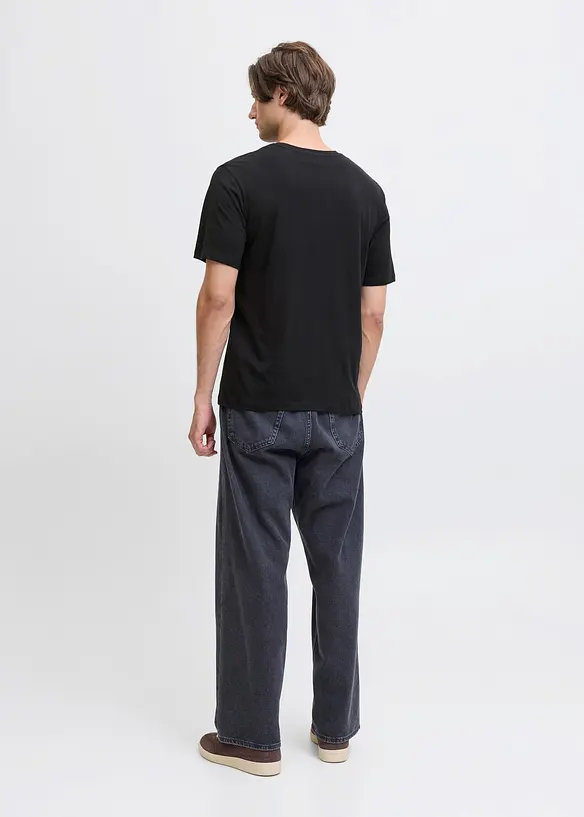 T-skjorte fra JJ REBEL av 100% bomull, Loose Fit, JJ REBEL