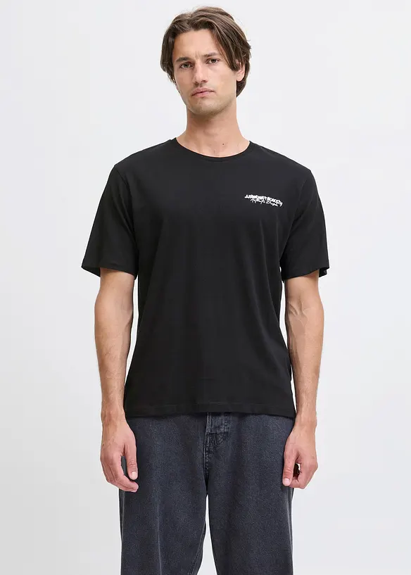 T-skjorte fra JJ REBEL av 100% bomull, Loose Fit, JJ REBEL