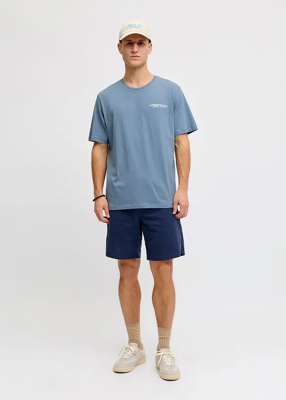 T-skjorte fra JJ REBEL av 100% bomull, Loose Fit, JJ REBEL