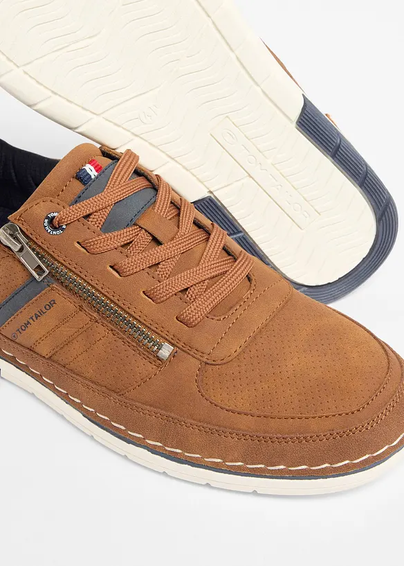 Sneakers med glidel&aring;s fra Tom Tailor, Tom Tailor