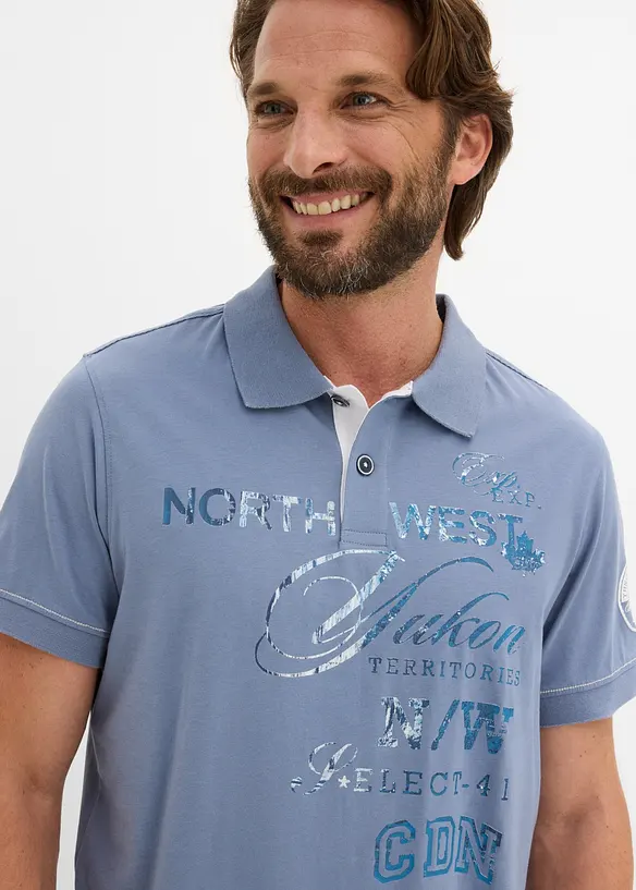 Poloskjorte i jersey, bonprix