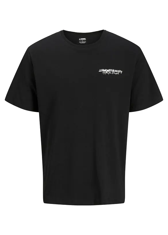 T-skjorte fra JJ REBEL av 100% bomull, Loose Fit, JJ REBEL