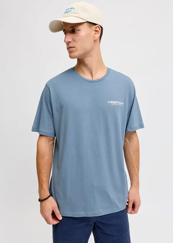 T-skjorte fra JJ REBEL av 100% bomull, Loose Fit, JJ REBEL