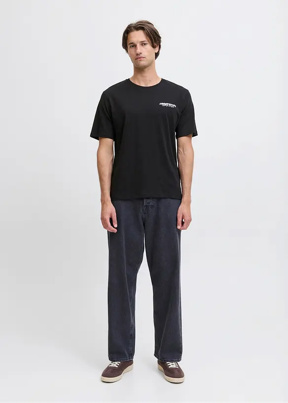 T-skjorte fra JJ REBEL av 100% bomull, Loose Fit, JJ REBEL