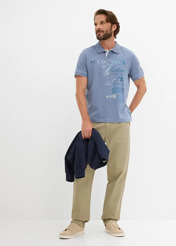 Poloskjorte i jersey, bonprix