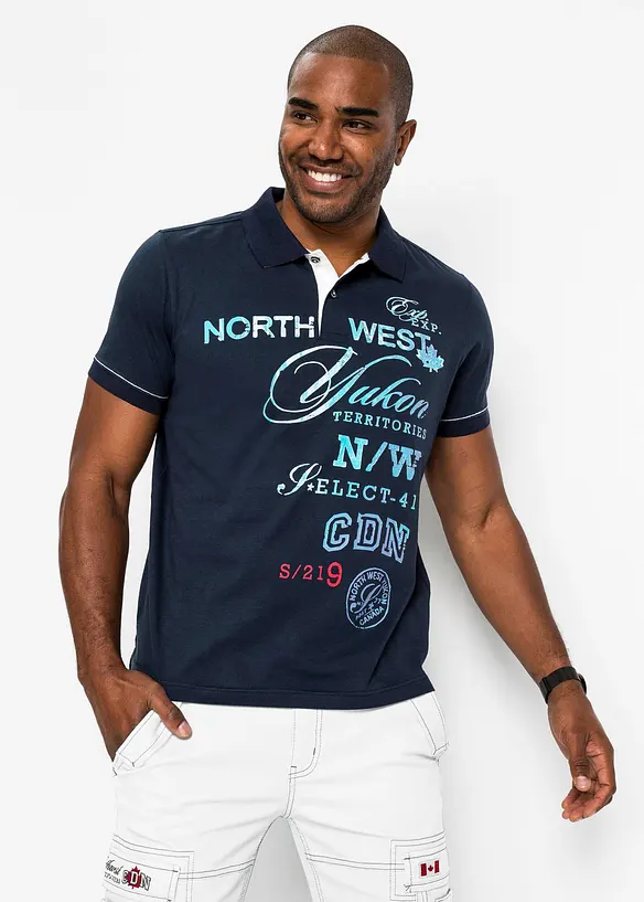 Poloskjorte i jersey, bonprix