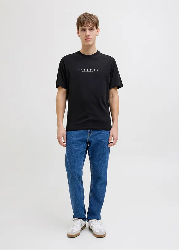 T-skjorte fra JJ REBEL av 100% bomull, Loose Fit, JJ REBEL