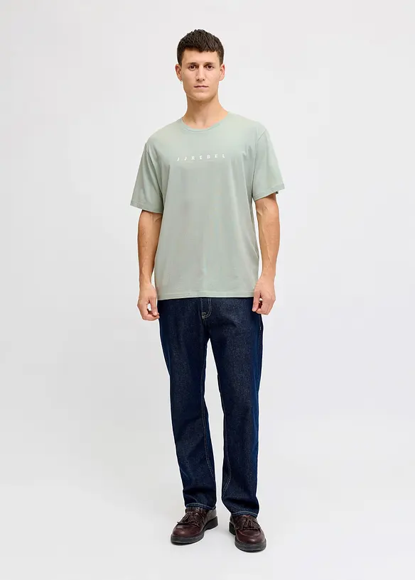 T-skjorte fra JJ REBEL av 100% bomull, Loose Fit, JJ REBEL