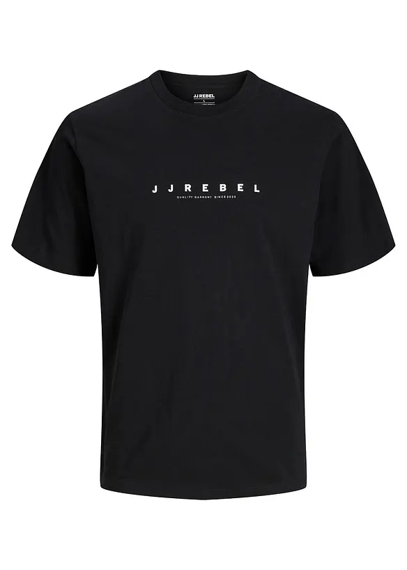 T-skjorte fra JJ REBEL av 100% bomull, Loose Fit, JJ REBEL