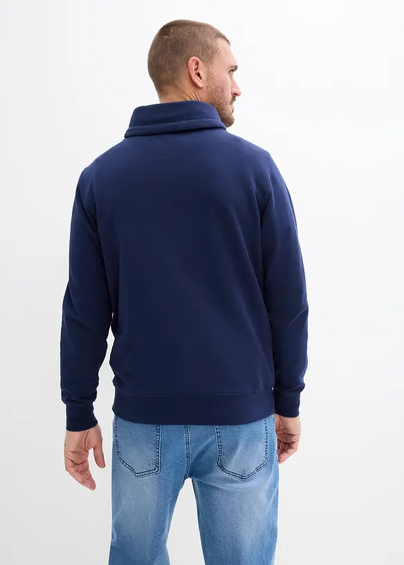 Sweatshirt med sjalskrage, bonprix