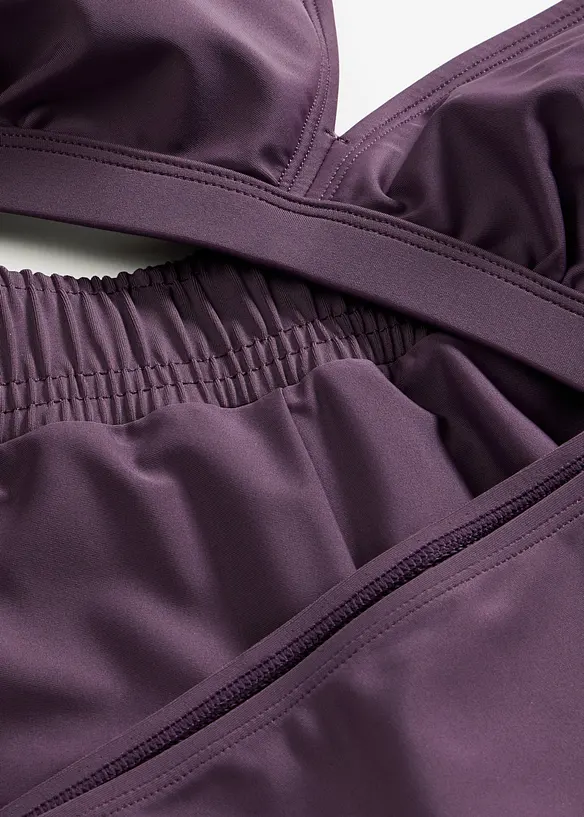 Bikini og badeshorts (3-delt sett), bonprix
