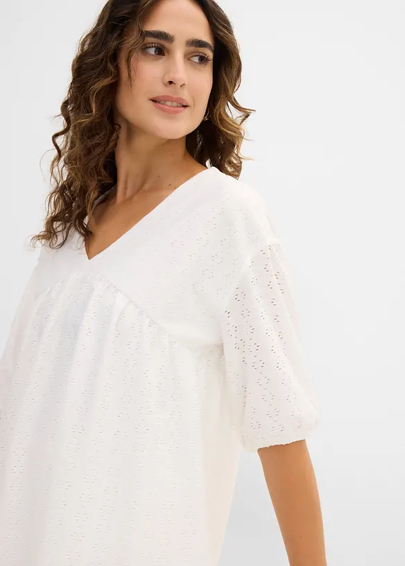 Tunika med forseggjort broderi, bonprix
