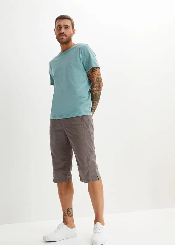 Lang bermudashorts med elastisk linning, Regular fit, bonprix