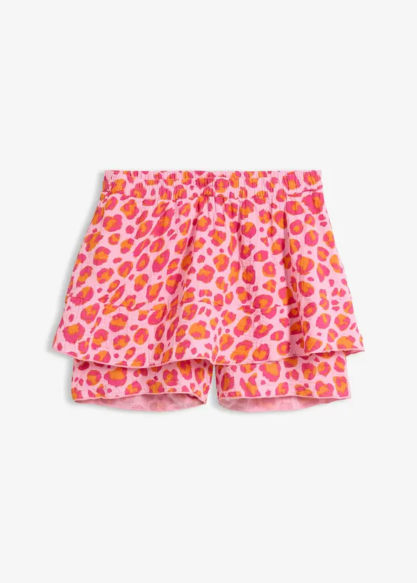 Shorts med skj&oslash;rt i luftig musselin, bonprix