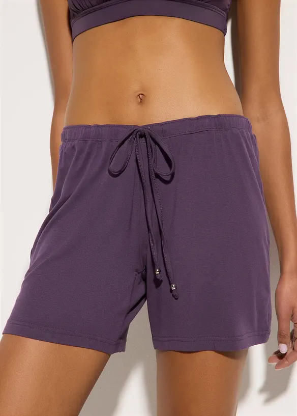 Strandshorts i lett viskosemiks, bonprix