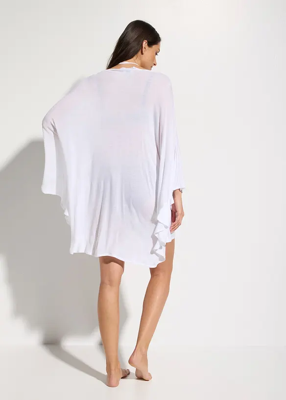 Transparent strandtunika i viskose, bonprix