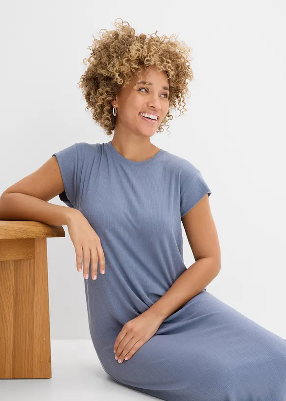 Jerseykjole i viskoseblanding, bonprix