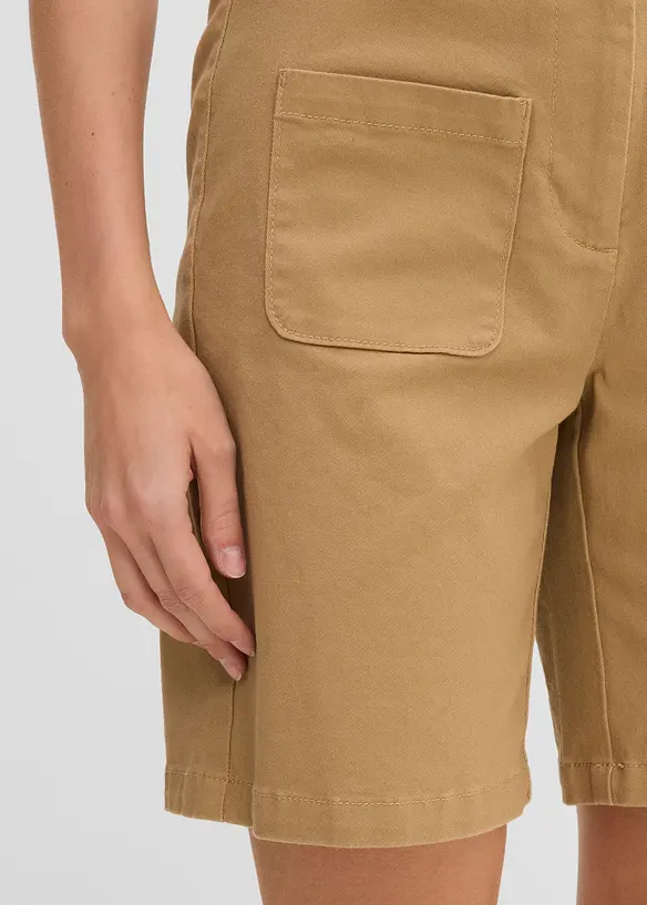 Bermudashorts i bomullsblanding, bonprix
