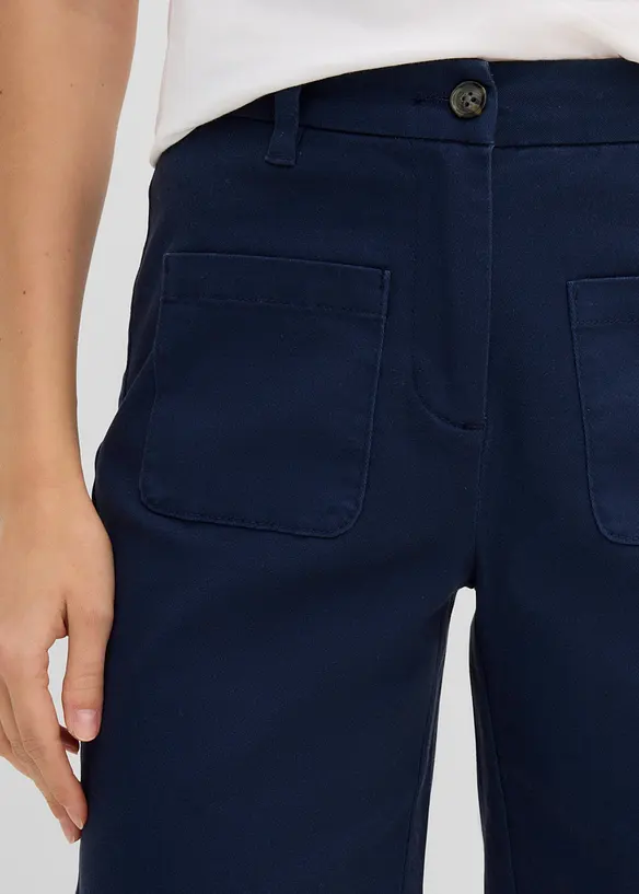 Bermudashorts i bomullsblanding, bonprix
