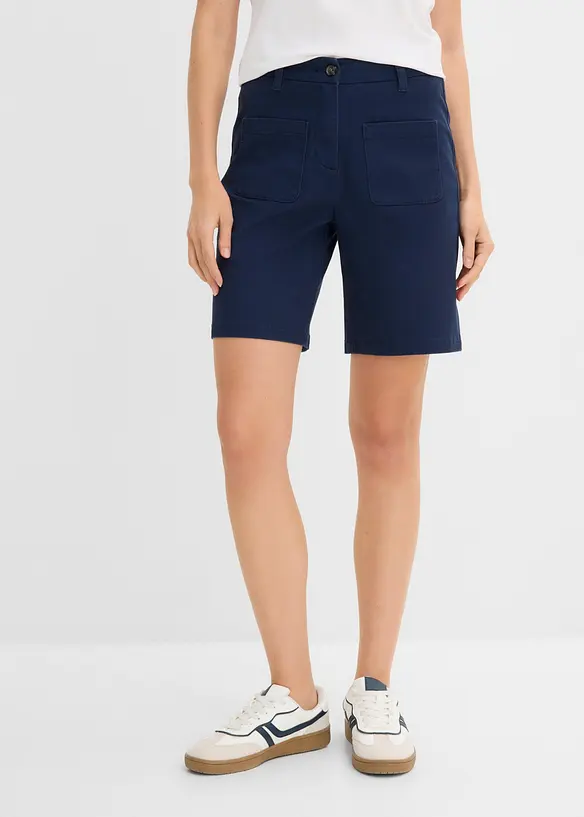 Bermudashorts i bomullsblanding, bonprix