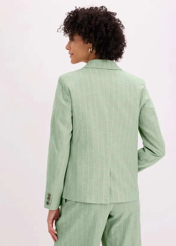 Blazer med lin, bonprix