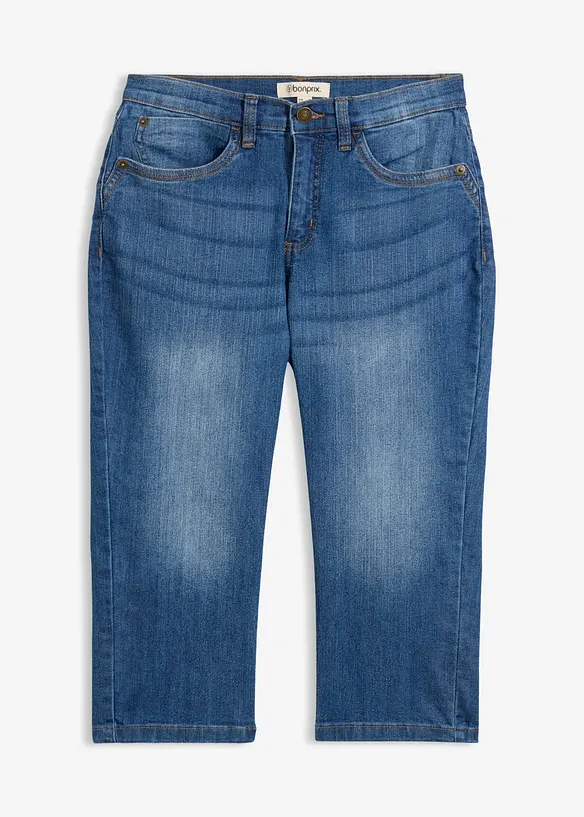 Slim Fit-caprijeans, Mid Waist, bonprix