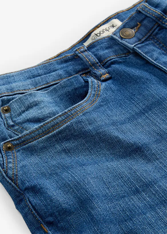 Slim Fit-caprijeans, Mid Waist, bonprix