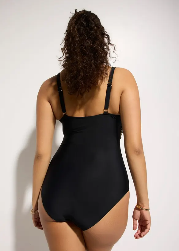 Medium shape-badedrakt i omslagsstil, bonprix