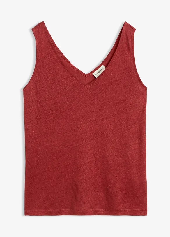 Singlet i 100% lin, bonprix