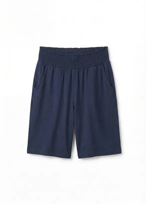 Jersey-bermudashorts i viskosemiks, bonprix