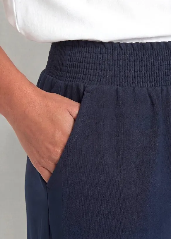 Jersey-bermudashorts i viskosemiks, bonprix