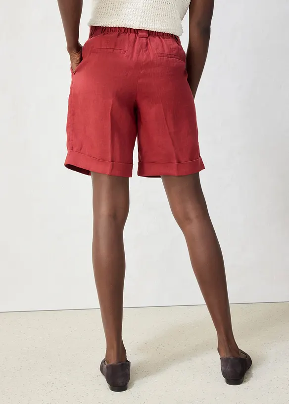 Bermudashorts i 100% lin, bonprix