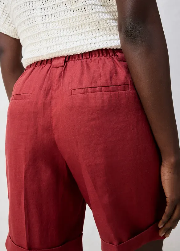 Bermudashorts i 100% lin, bonprix