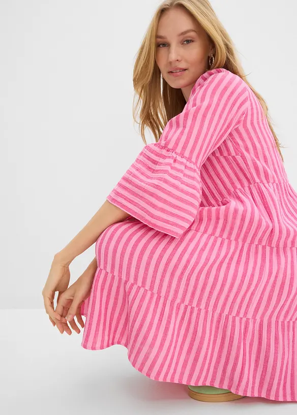 Tunikakjole i lett musselin, bonprix