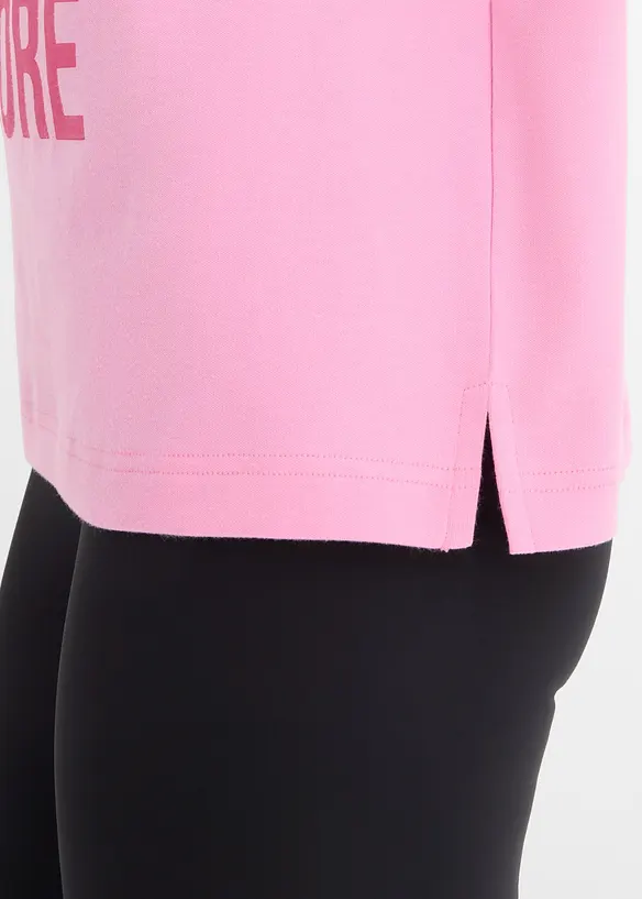 Oversized topp i 100% &oslash;kologisk bomull, bonprix