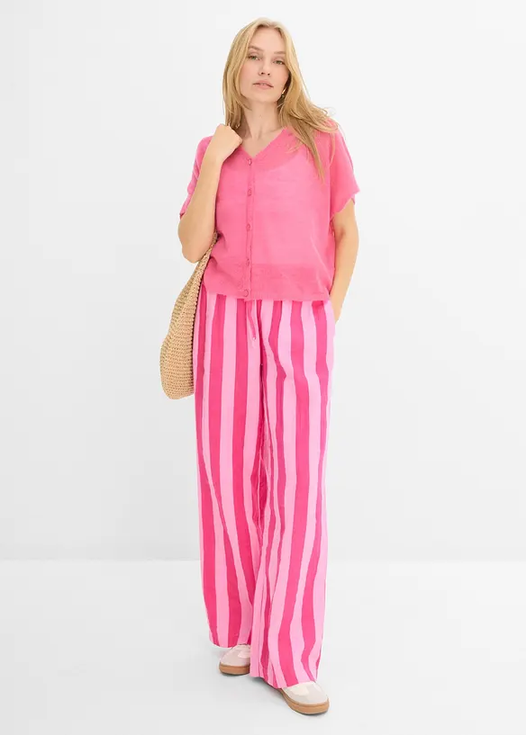 Pull on-bukse i luftig musselin, bonprix