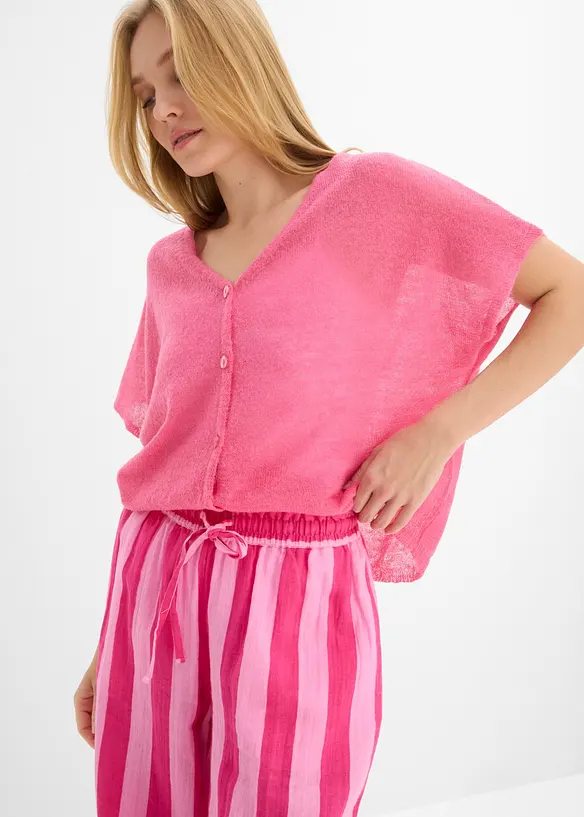 Pull on-bukse i luftig musselin, bonprix