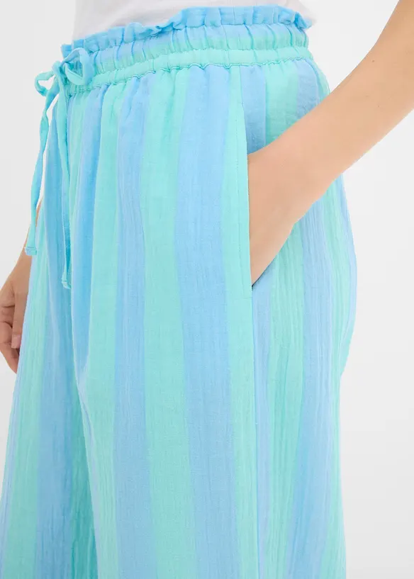 Pull on-bukse i luftig musselin, bonprix