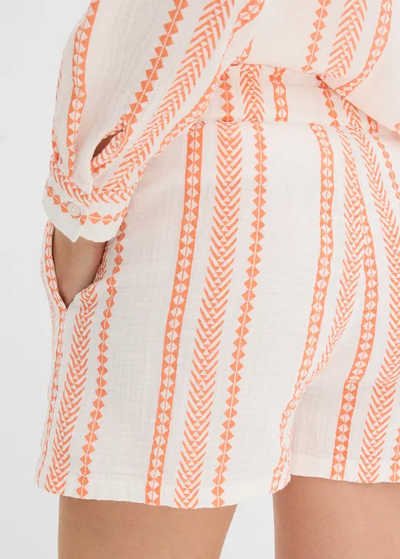 Shorts i luftig musselin, bonprix