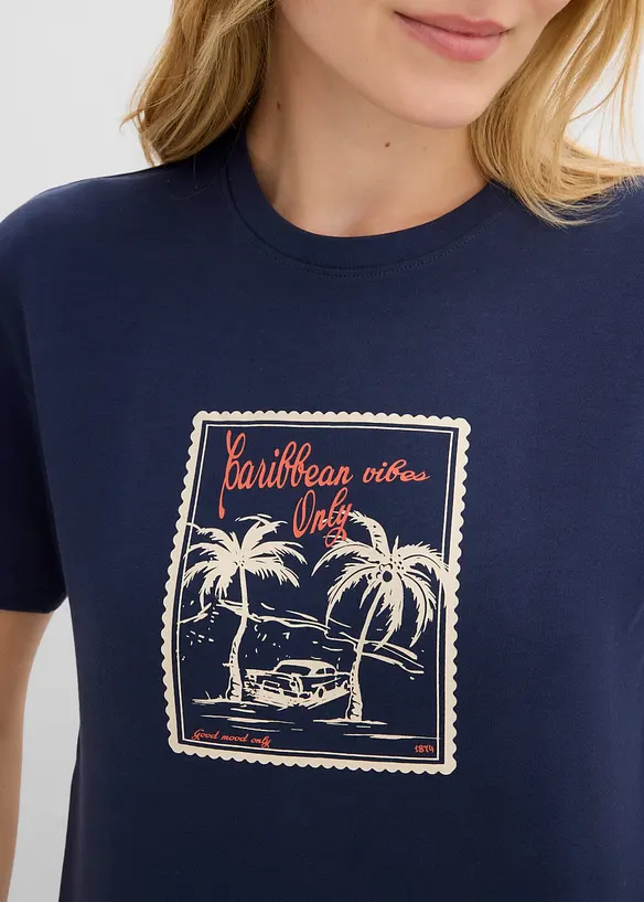 T-skjorte i 100% &oslash;kologisk bomull, bonprix