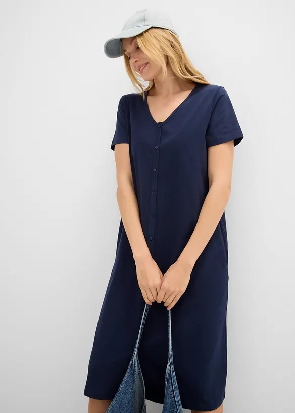 Jerseykjole i 100% &oslash;kologisk bomull, bonprix
