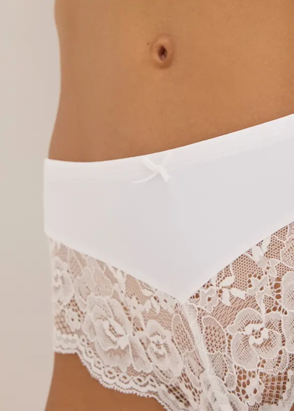 Truse med h&oslash;y midje (2-pack), bonprix