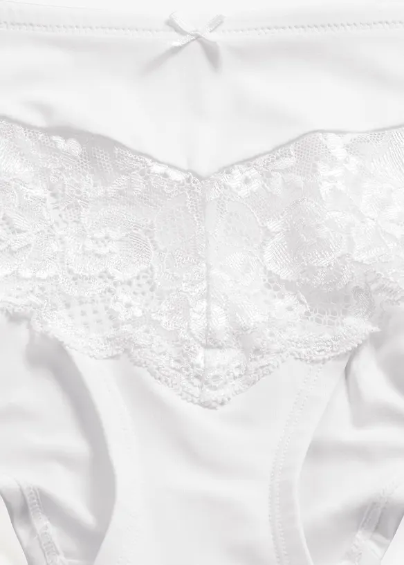 Truse med h&oslash;y midje (2-pack), bonprix
