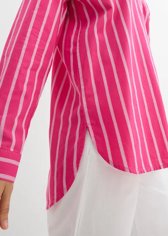 Oversized skjorte i 100% bomull, bonprix