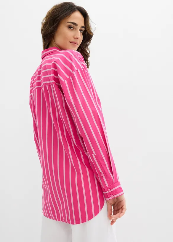 Oversized skjorte i 100% bomull, bonprix