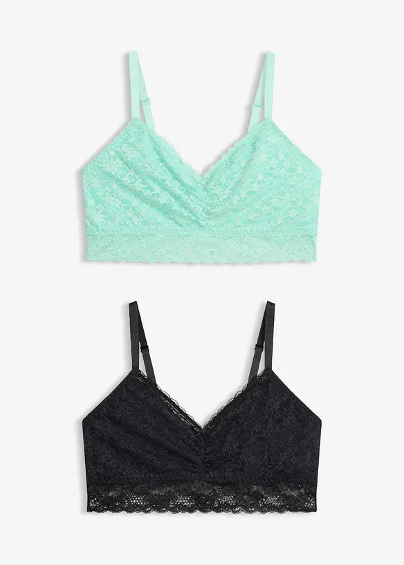 BH-topp (2-pack), bonprix